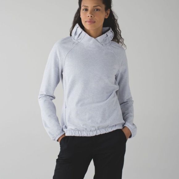 lululemon athletica Sweaters - Lululemon After All Pullover
Heathered Cool Breeze light purple sweatshirt